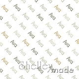 Ava - Diagonal Design - Slender Small