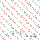 Ava - Diagonal Design - Slender Small