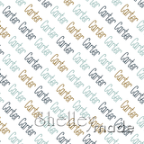 Carter - Diagonal Design - Slender Small
