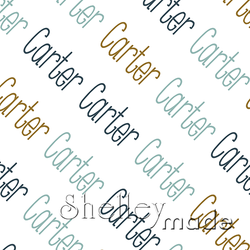 Carter - Diagonal Design - Slender