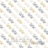 Carter - Diagonal Design - Slender Small