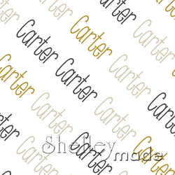 Carter - Diagonal Design - Slender