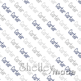 Carter - Diagonal Design - Slender Small