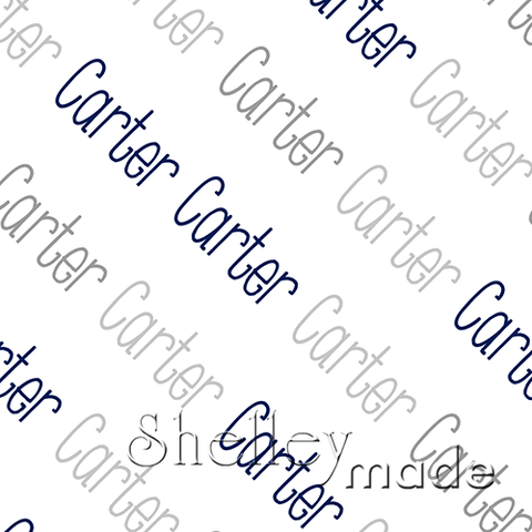 Carter - Diagonal Design - Slender