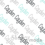 Cayden - Diagonal Design - Slender