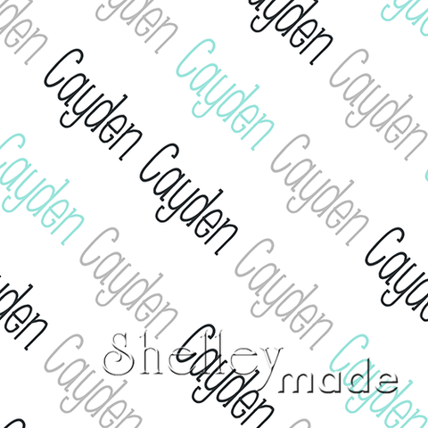 Cayden - Diagonal Design - Slender