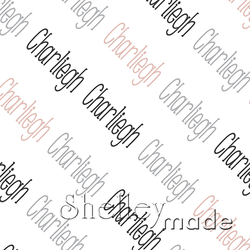 Charliegh - Diagonal Design - Slender