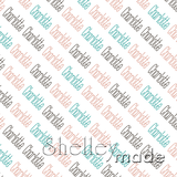 Charlotte - Diagonal Design - Slender Small