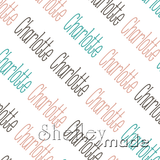 Charlotte - Diagonal Design - Slender