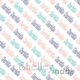 Charlotte - Diagonal Design - Slender Small