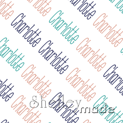 Charlotte - Diagonal Design - Slender
