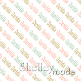 Charlotte - Diagonal Design - Slender Small
