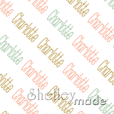 Charlotte - Diagonal Design - Slender