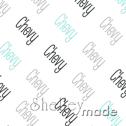 Chevy - Diagonal Design - Slender