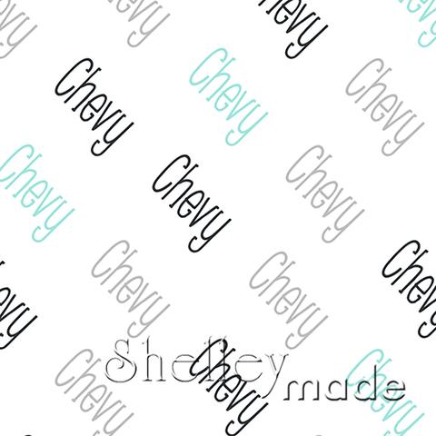 Chevy - Diagonal Design - Slender