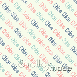 Chloe - Diagonal Design - Slender Small