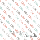 Ellie - Diagonal Design - Slender Small