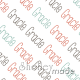 Gracie - Diagonal Design - Slender