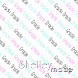 Gracie - Diagonal Design - Slender Small
