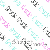 Gracie - Diagonal Design - Slender