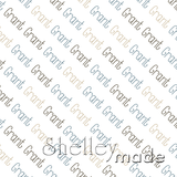 Grant - Diagonal Design - Slender Small