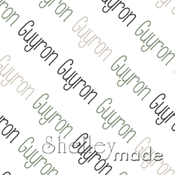Guyron - Diagonal Design - Slender