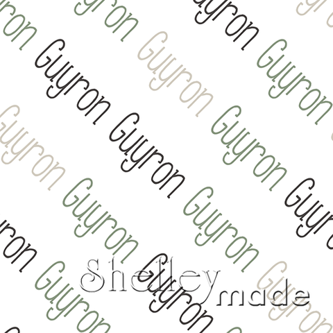 Guyron - Diagonal Design - Slender