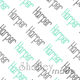 Harper - Diagonal Design - Slender