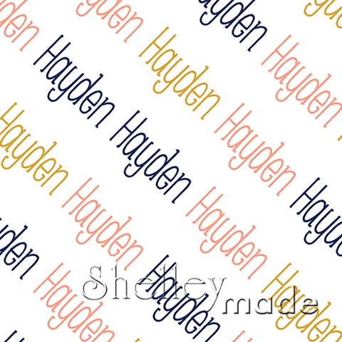 Hayden - Diagonal Design - Slender