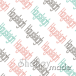 Haysleigh - Diagonal Design - Slender