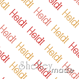 Heidi - Diagonal Design - Slender
