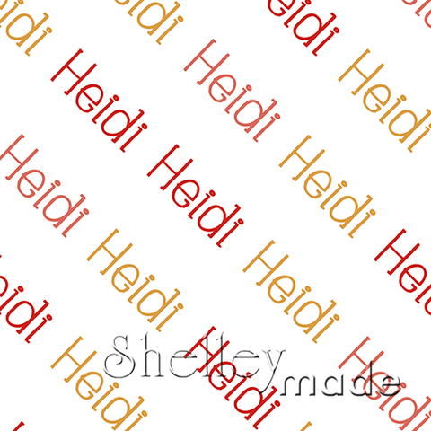 Heidi - Diagonal Design - Slender