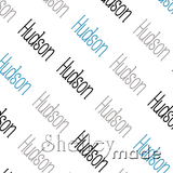 Hudson - Diagonal Design - Slender