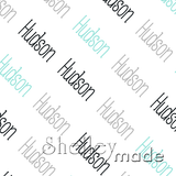 Hudson - Diagonal Design - Slender