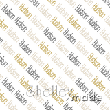 Hudson - Diagonal Design - Slender Small