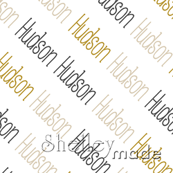 Hudson - Diagonal Design - Slender