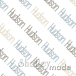 Hudson - Diagonal Design - Slender