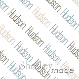 Hudson - Diagonal Design - Slender