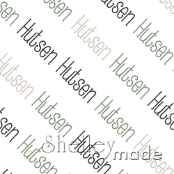 Hutsen - Diagonal Design - Slender