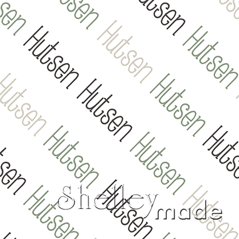 Hutsen - Diagonal Design - Slender