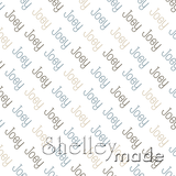 Joey - Diagonal Design - Slender Small