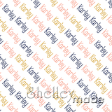 Karley - Diagonal Design - Slender Small