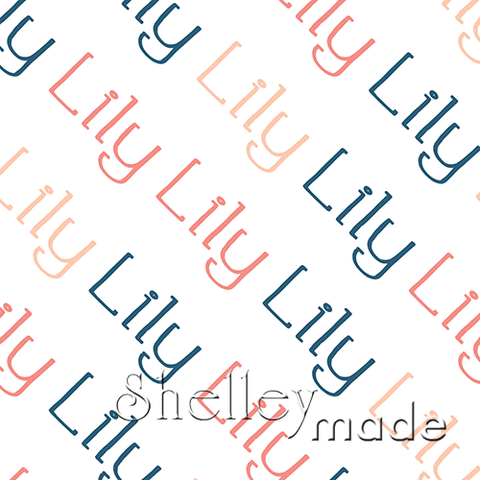 Lily - Diagonal Design - Slender