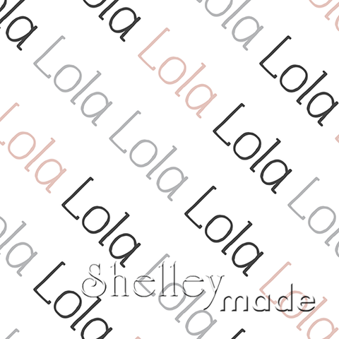 Lola - Diagonal Design - Slender