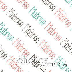 Mabree - Diagonal Design - Slender