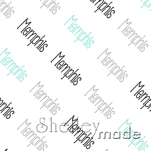 Memphis - Diagonal Design - Slender