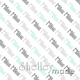 Miles - Diagonal Design - Slender Small