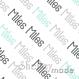 Miles - Diagonal Design - Slender