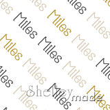 Miles - Diagonal Design - Slender
