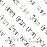 Orion - Diagonal Design - Slender